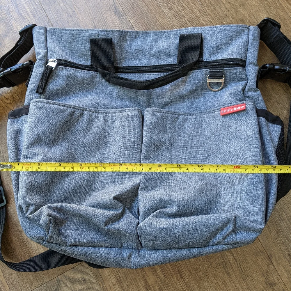 Skip Hop, messenger diaper bag.